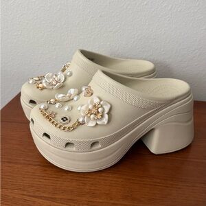 Nude custom CROCS Siren